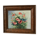 Tableau ancien fleurs bouquet