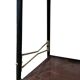 Dark wood serving trolley, 1950
