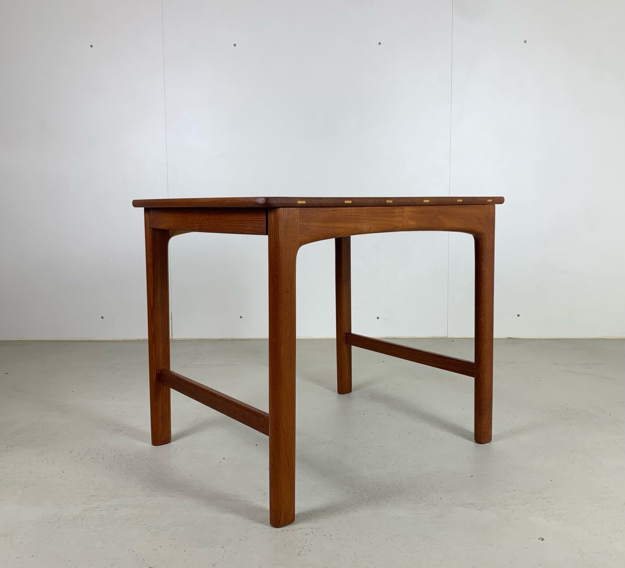 Midcentury teak beside table by Ygvar Sandstrom for AB Seffele Mobelfabrik, 1960s