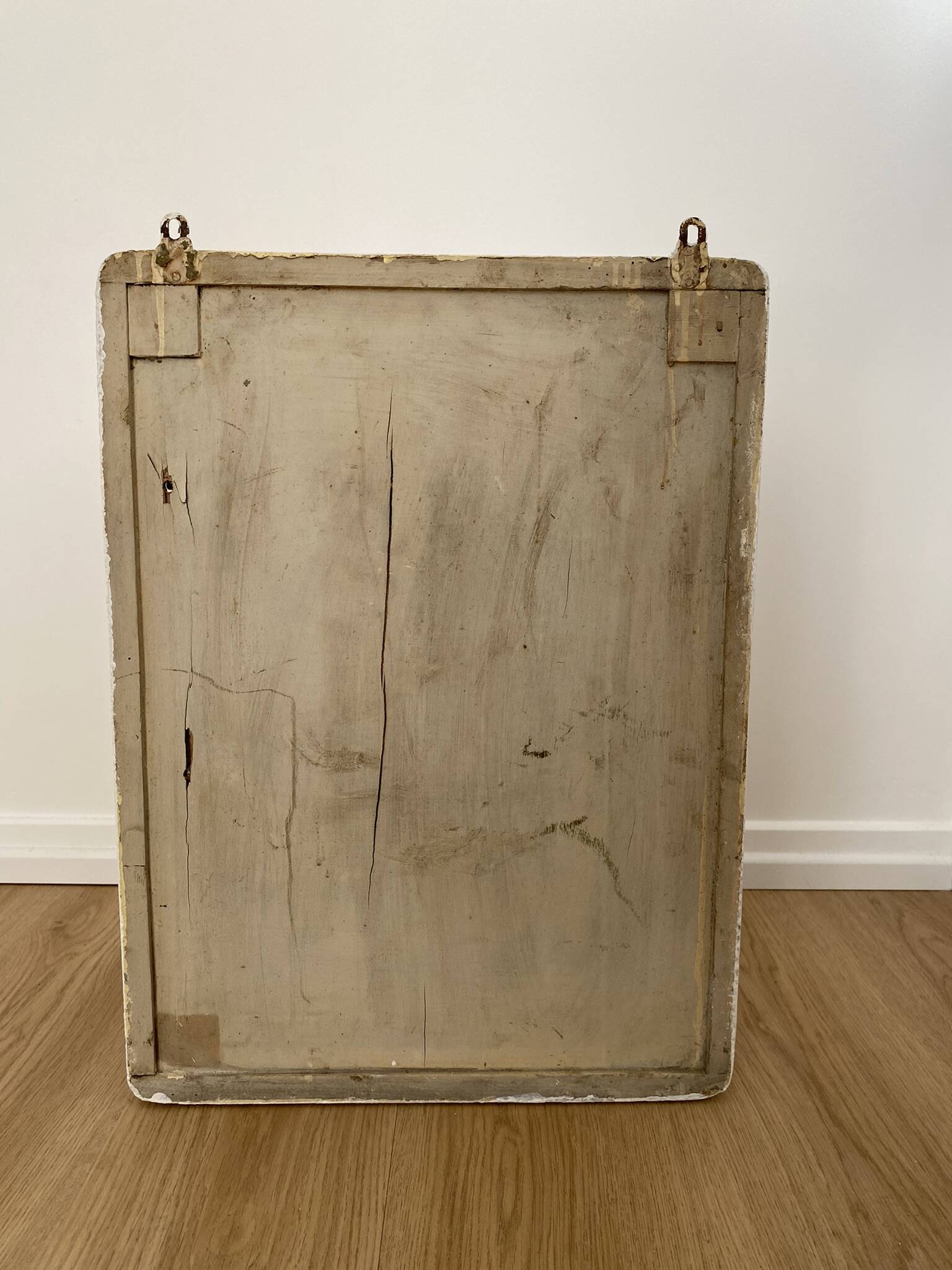 Vintage wall cabinet, White medicine cabinet