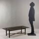 Table basse vintage design L. Levi McGuire en bambou, Italie, années 1980