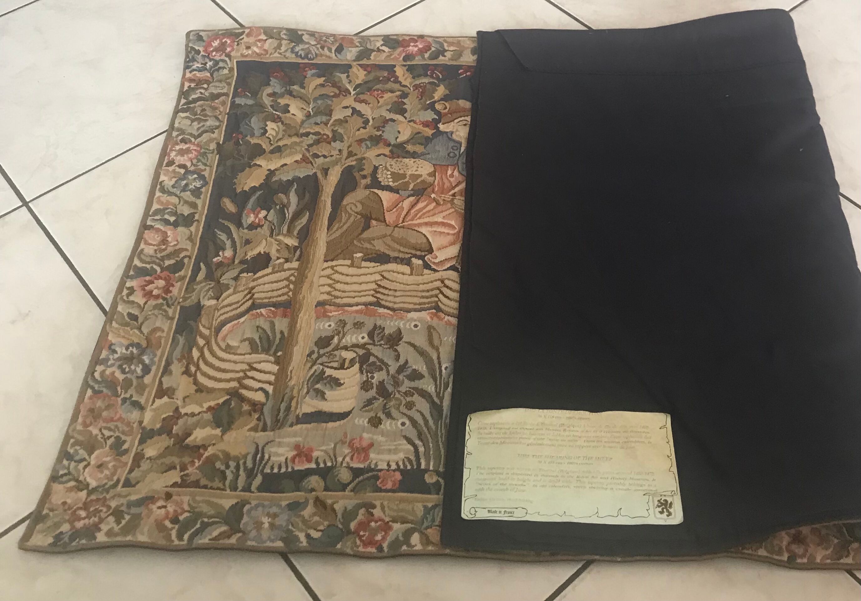 “Sheep Shearing” Wall Tapestry