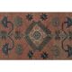 1970s Vintage Turkish Handmade Wool & Cotton Pink Area Rug