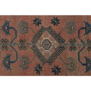 1970s Vintage Turkish Handmade Wool & Cotton Pink Area Rug