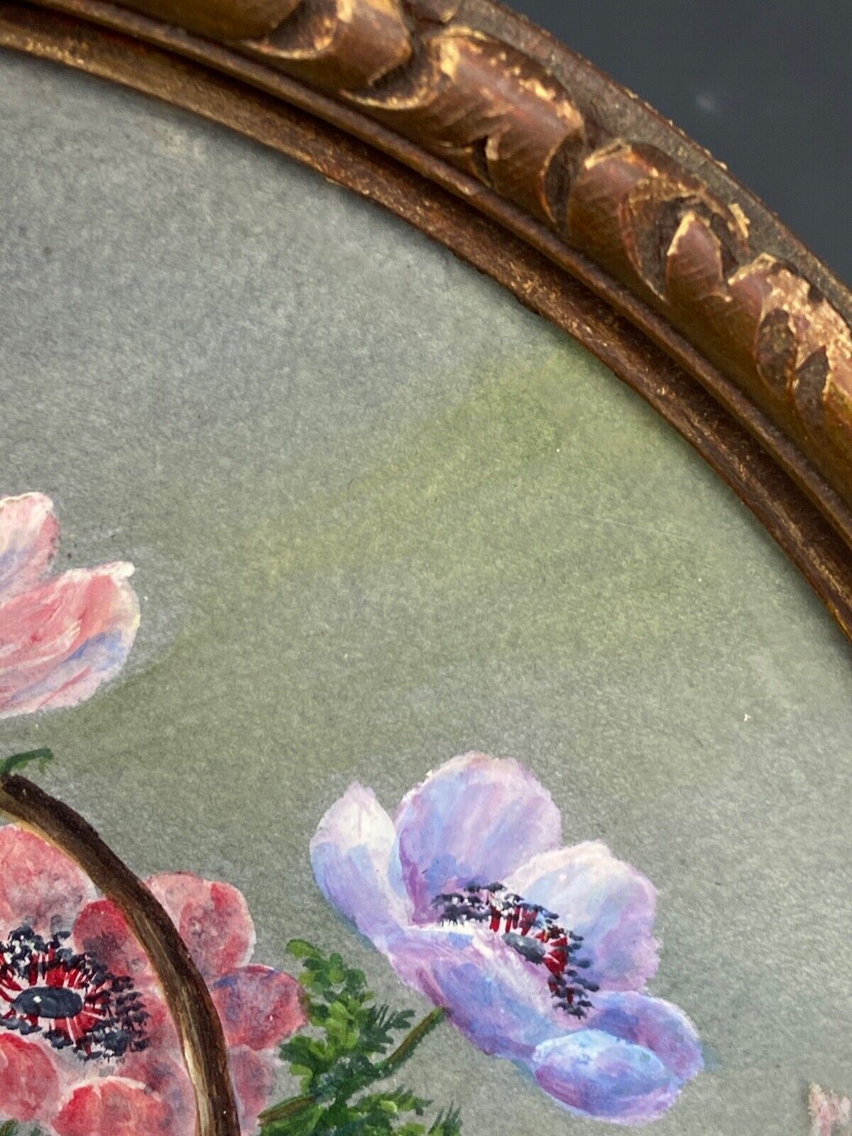 Watercolor on paper in euget-barry still life bouquet of flowers twentieth