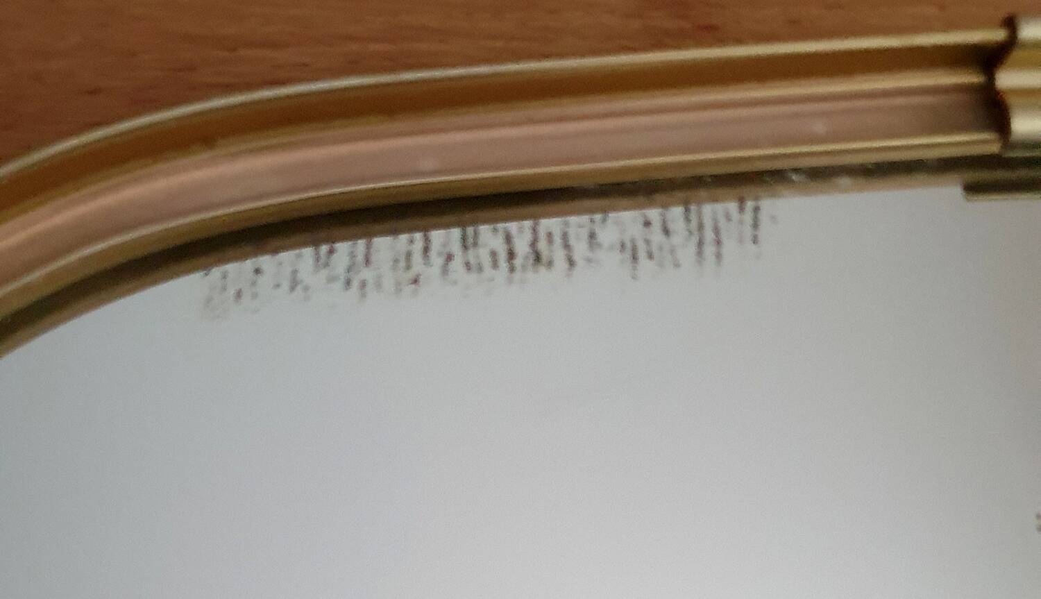 Schön vintage ovoid mirror - 1960s