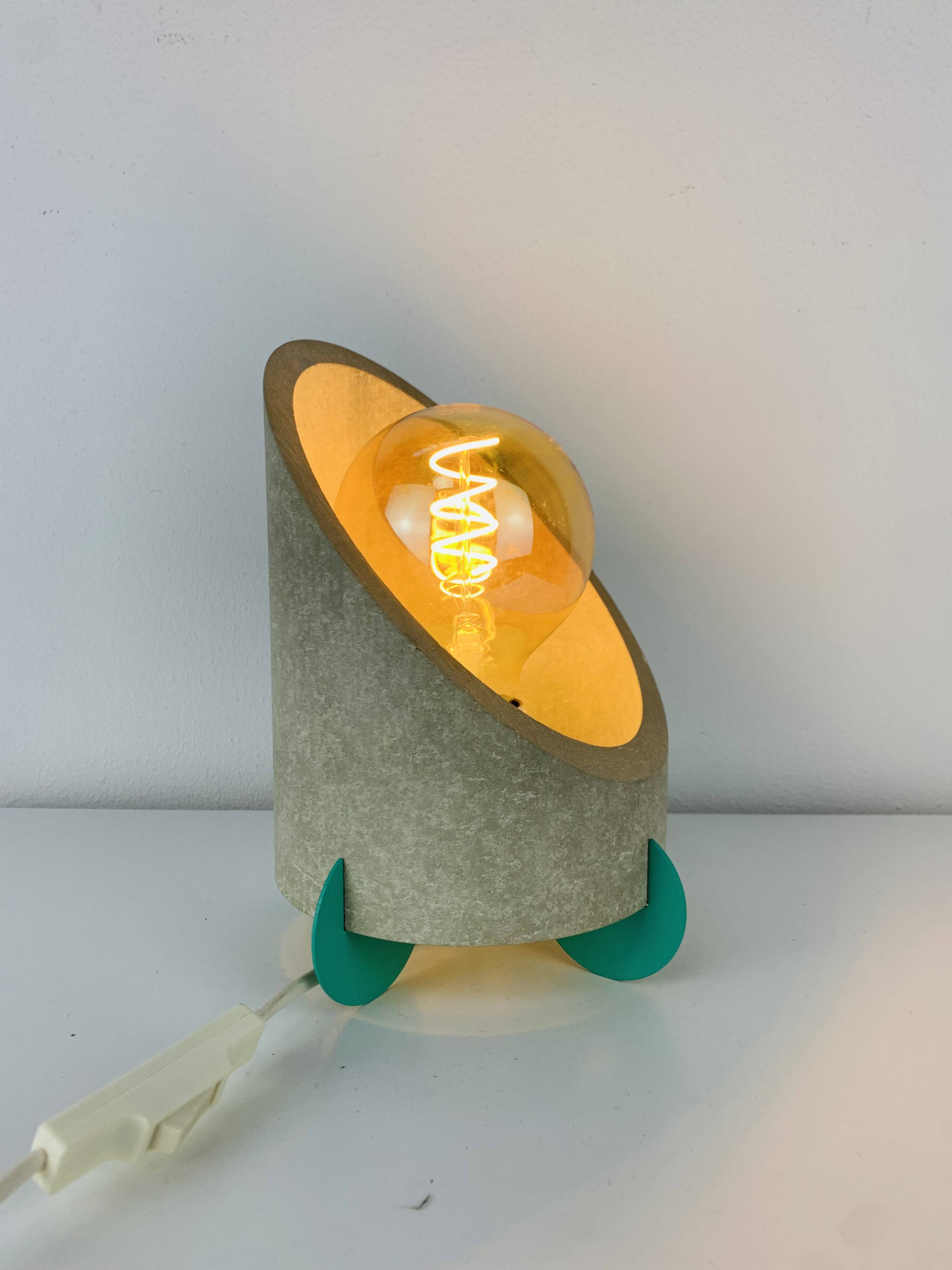 Postmodern lamp from the 80s, Memphis style.