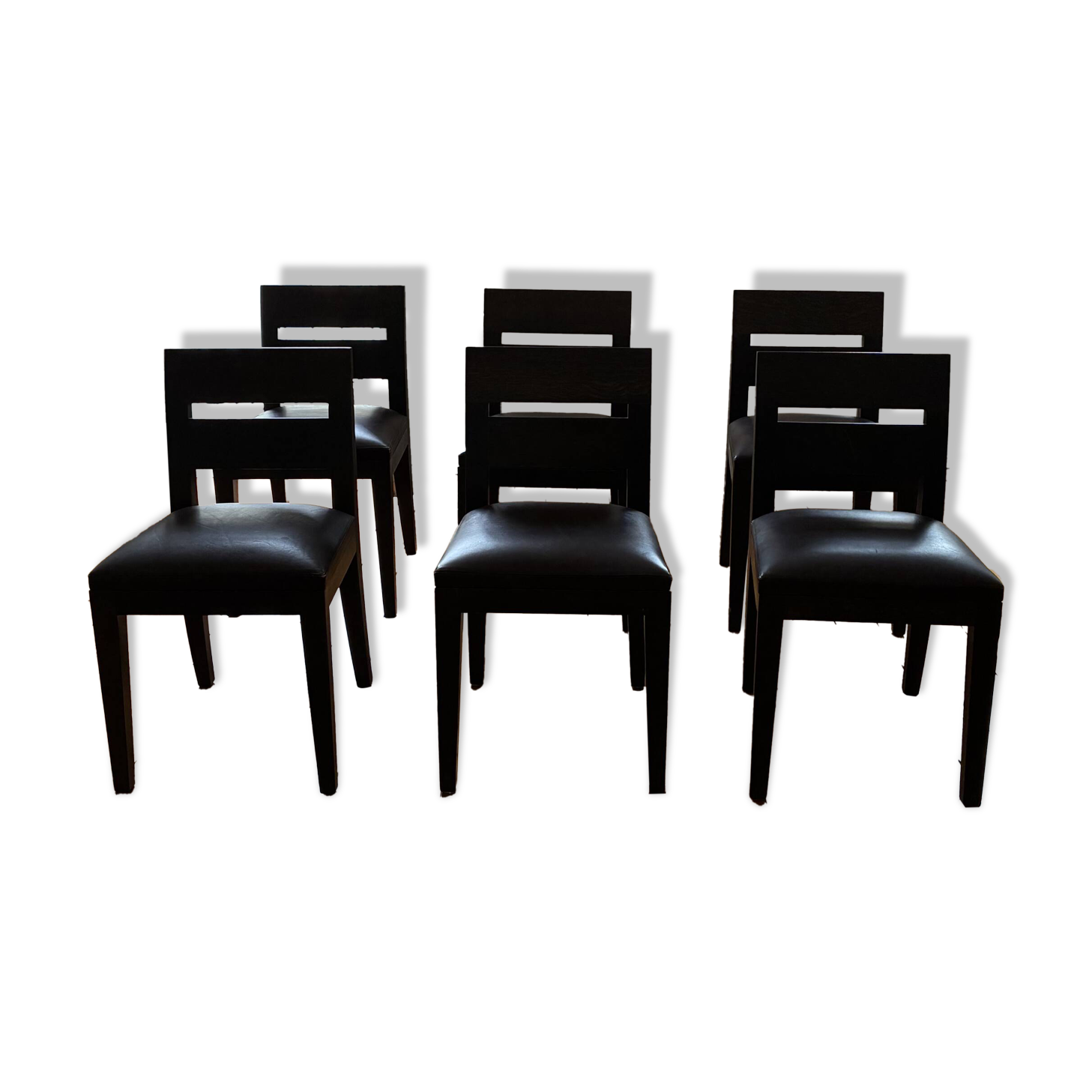 6 Christian Liaigre dining room armchairs