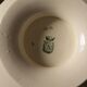 Cup on foot roses green circle gilding saint amand