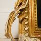 Miroir de style Louis XV doré feuille d'or, XIXe siècle - 142x90