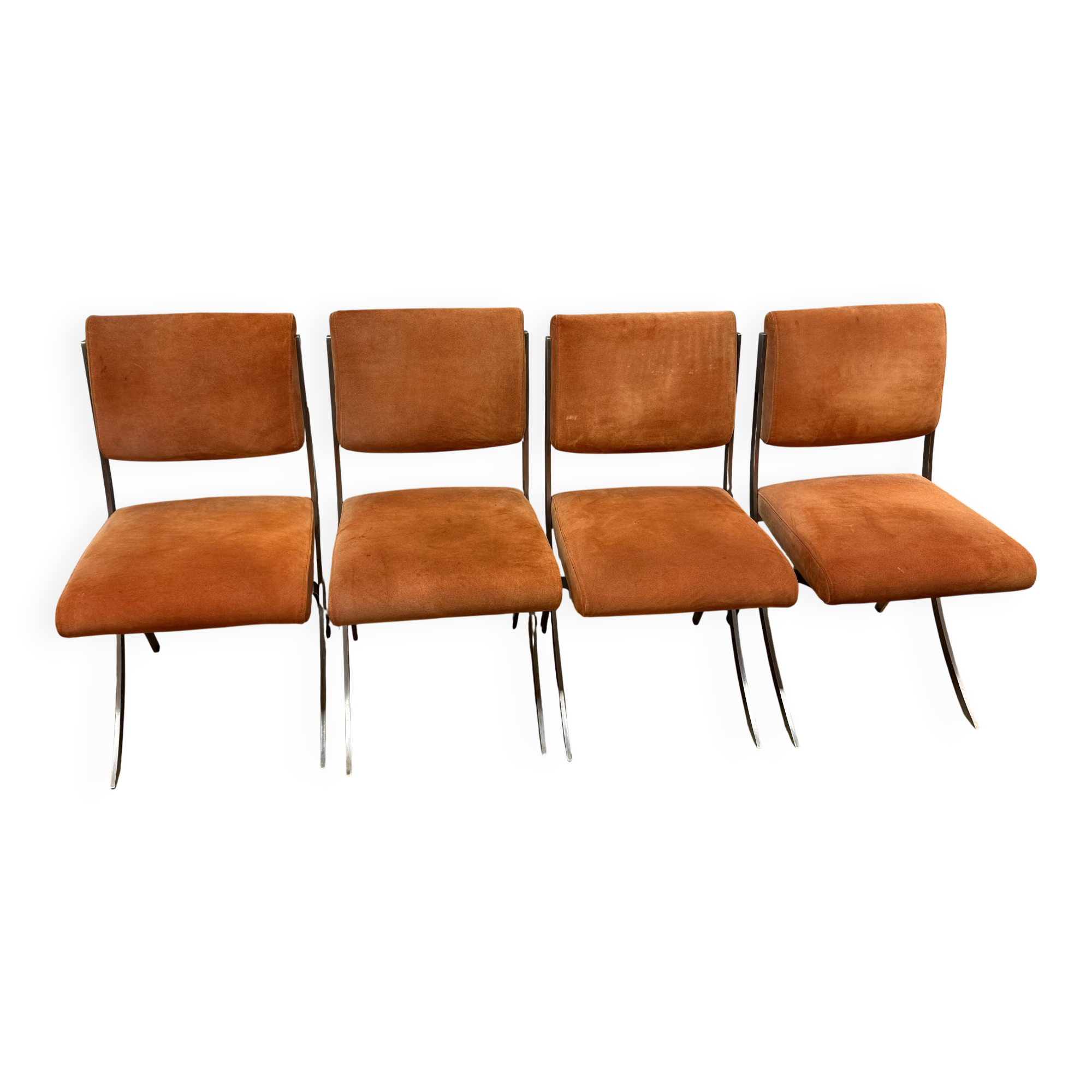 Set of 4 chairs by Paul Legeard