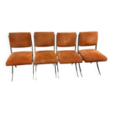Set of 4 chairs by Paul Legeard