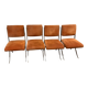 Set of 4 chairs by Paul Legeard
