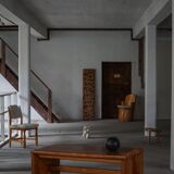 Large rectangular coffee table in solid pine from the mid-century, Danish modern, 1960s.