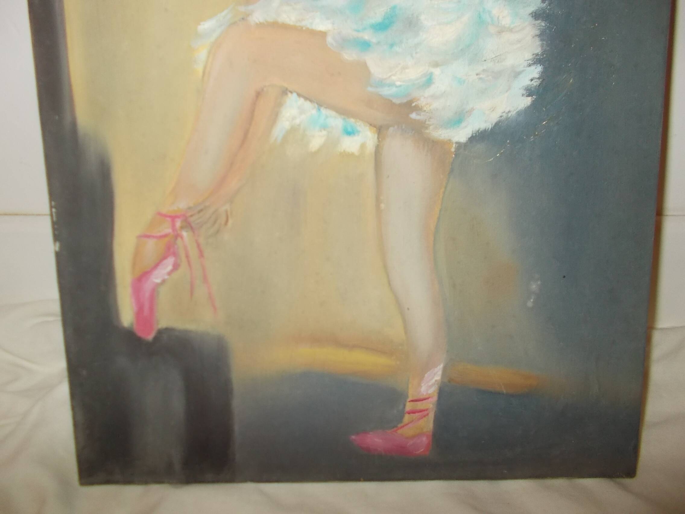 Oil on canvas dancer