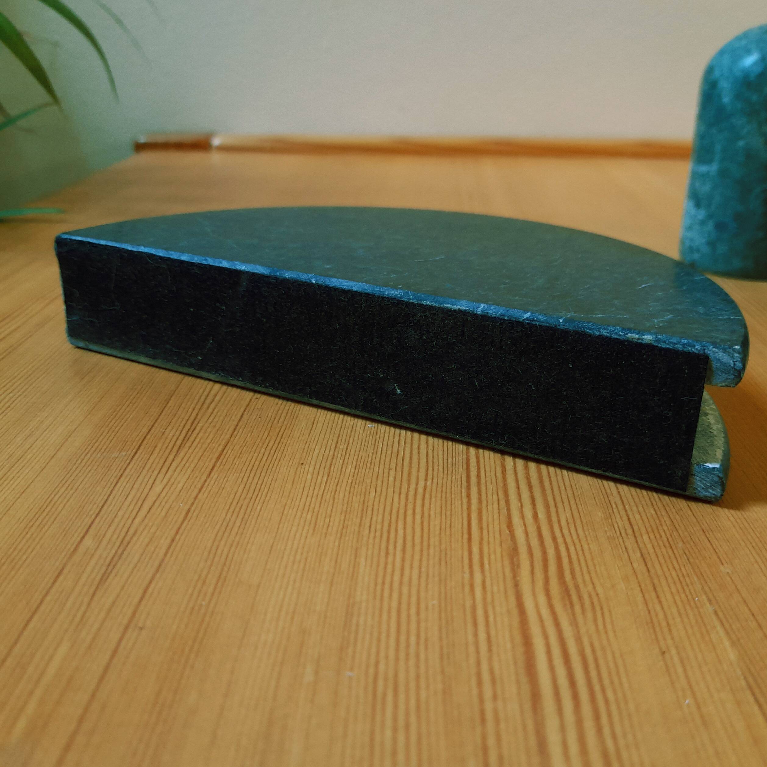 Trio of salt shakers, pepper shakers and napkin holders in green marble