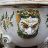 Earthenware soup bowl