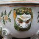 Earthenware soup bowl