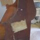 Antique trunk bench - Louis Philippe style - trunk seat - solid wood