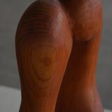 Decorative wooden sculpture "Love" by Ole Wettergren, Denmark, 2000s