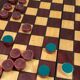 Jeu de dame en bois