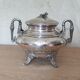 950 silver sugar bowl Minerva Guilloche (455 gr)