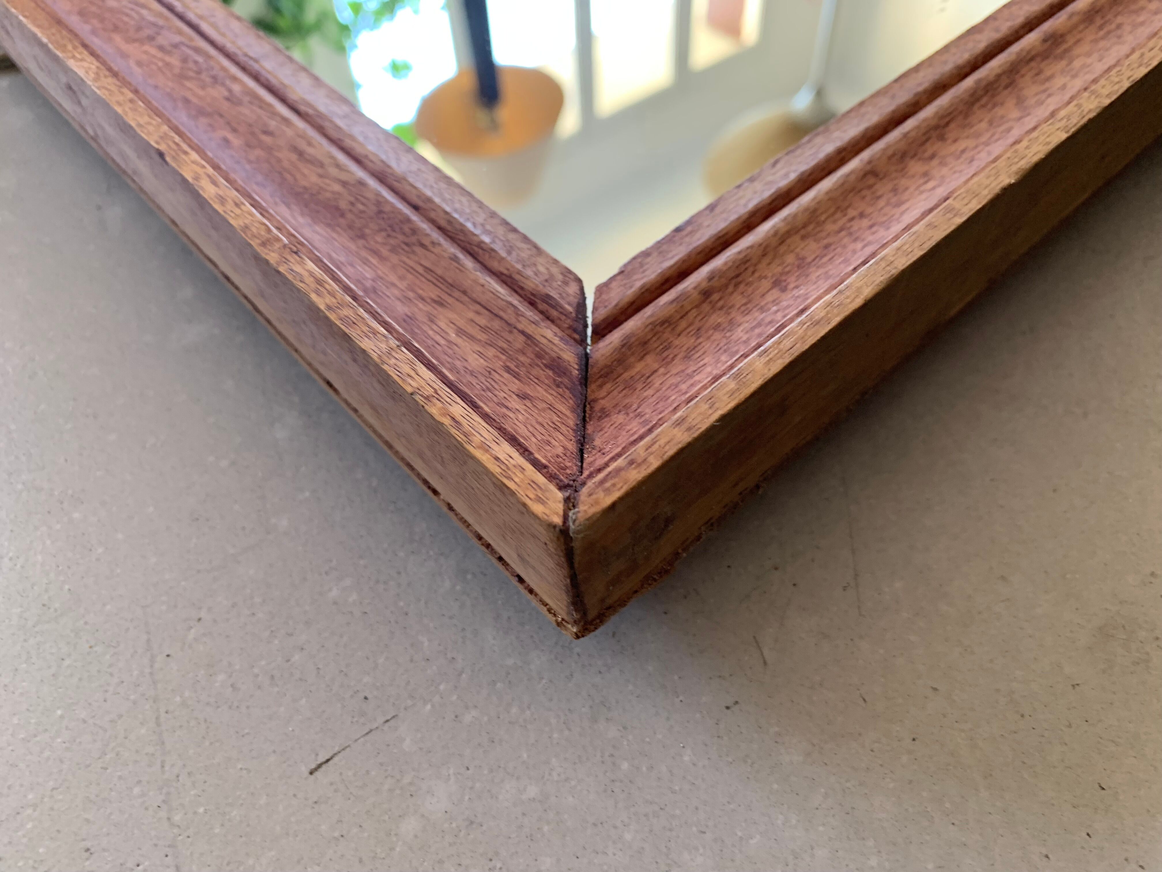 Wooden mirror 45x66cm