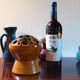 Ceramic flower-picnic vase of the potters of Accolay