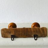 Patère murale en bois