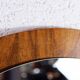 Round Scandinavian teak mirror - 58cm