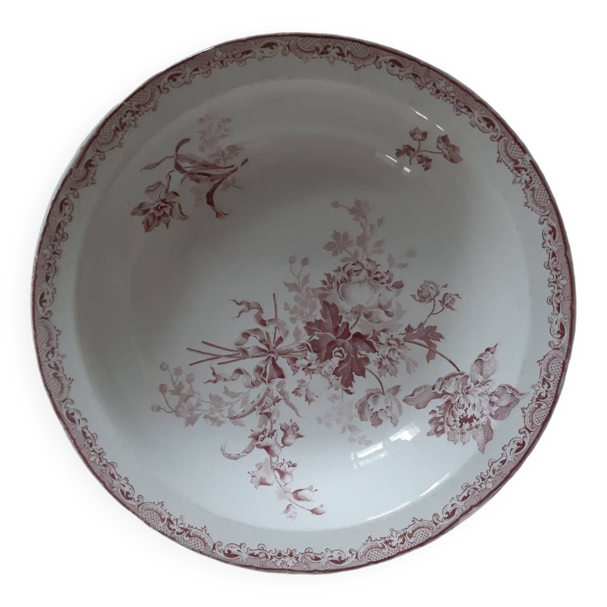 Sarreguemines hollow dish