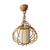 Rattan suspension from the 60s