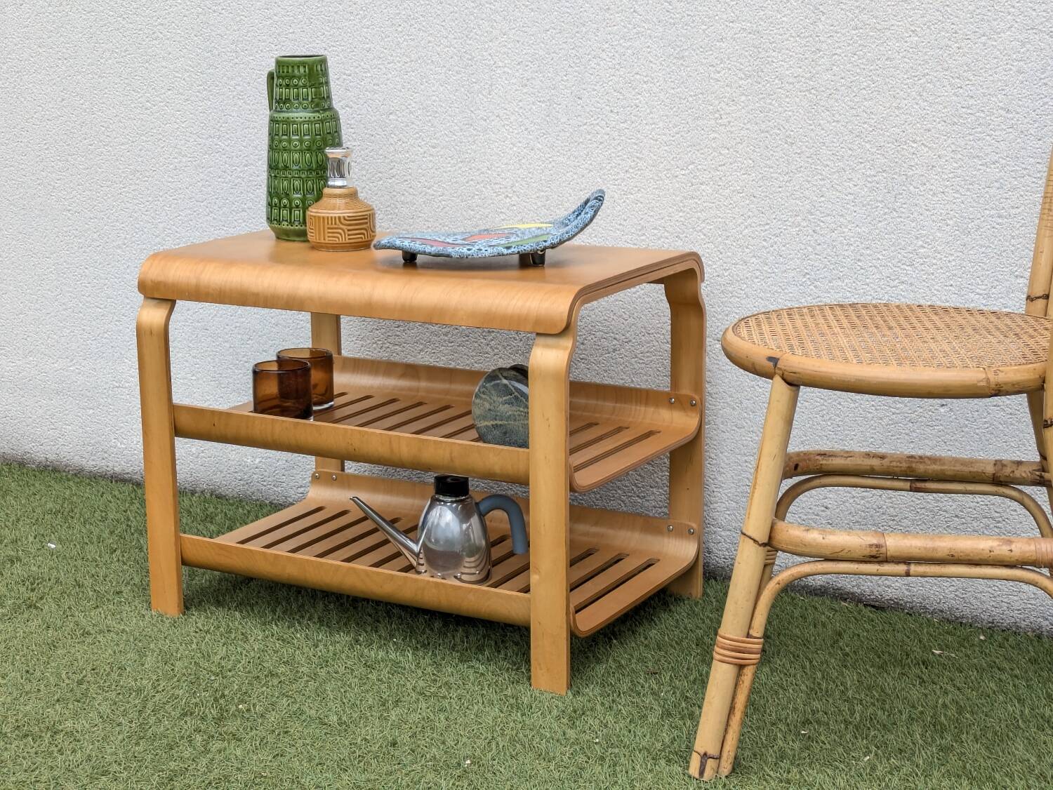 Table Kantra IKEA vintage 1999 – Richard Clark – contreplaqué cintré