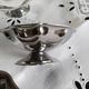 Ice cream or sorbet cups, vintage, in 18/10 stainless steel, 1970s