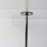 Table, side table, Roche Bobois in plexiglass and chrome metal from the 1980s.