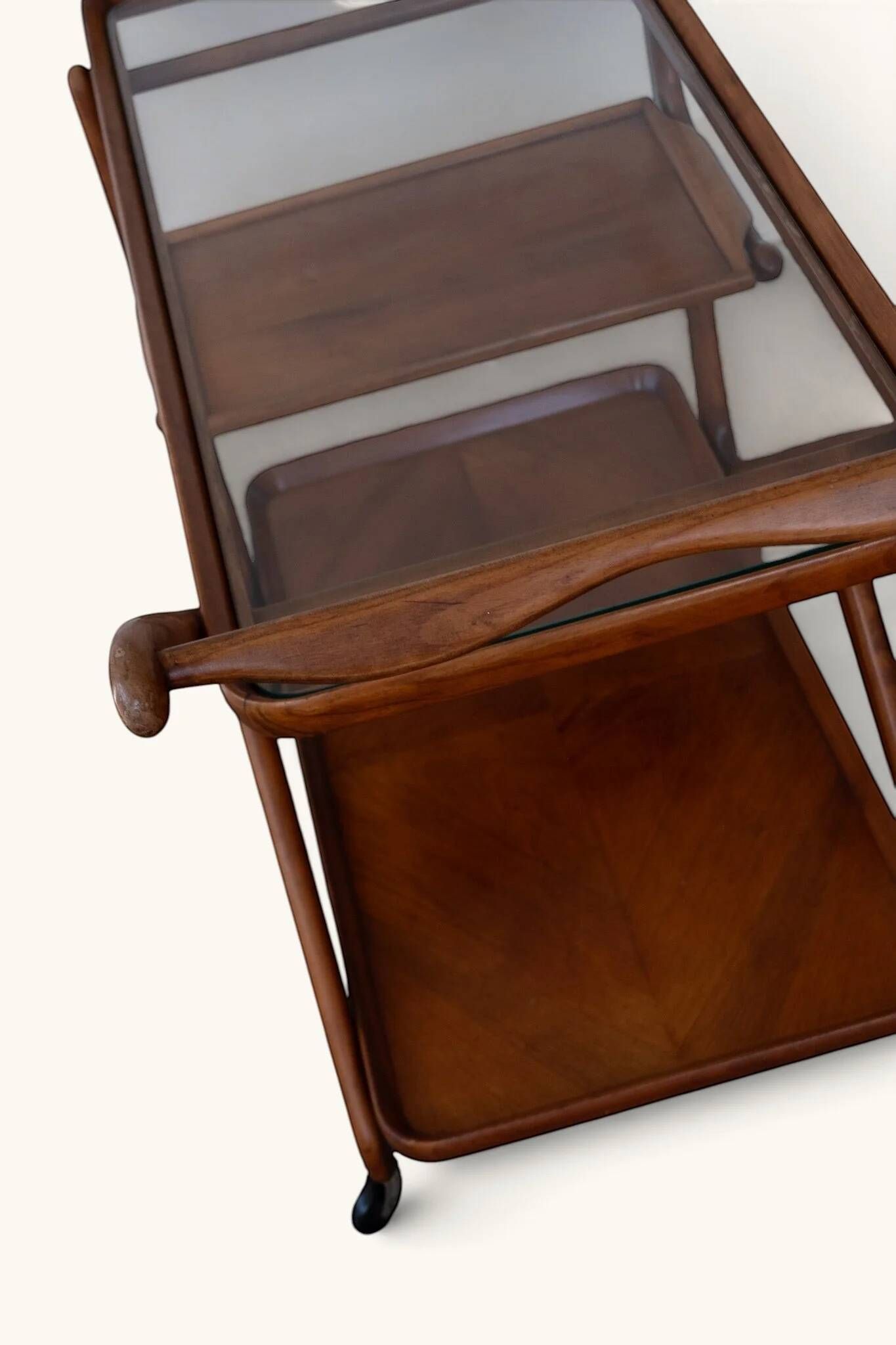 Bar cart by Cesare Lacca for Cassina, 1950s.