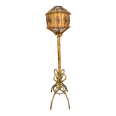 1960s Rattan Living Room Lamp from France