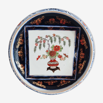 Plat porcelaine de Chine fleurs