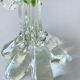 Glass bird candle holder