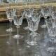Series of 11 Sèvres crystal wine glasses Niagara model of the 1950s
