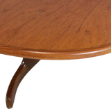 G-Plan oval adjustable table