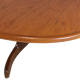G-Plan oval adjustable table