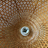Wicker tulip hanging lamp 70