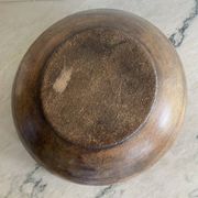 Wooden salad bowl