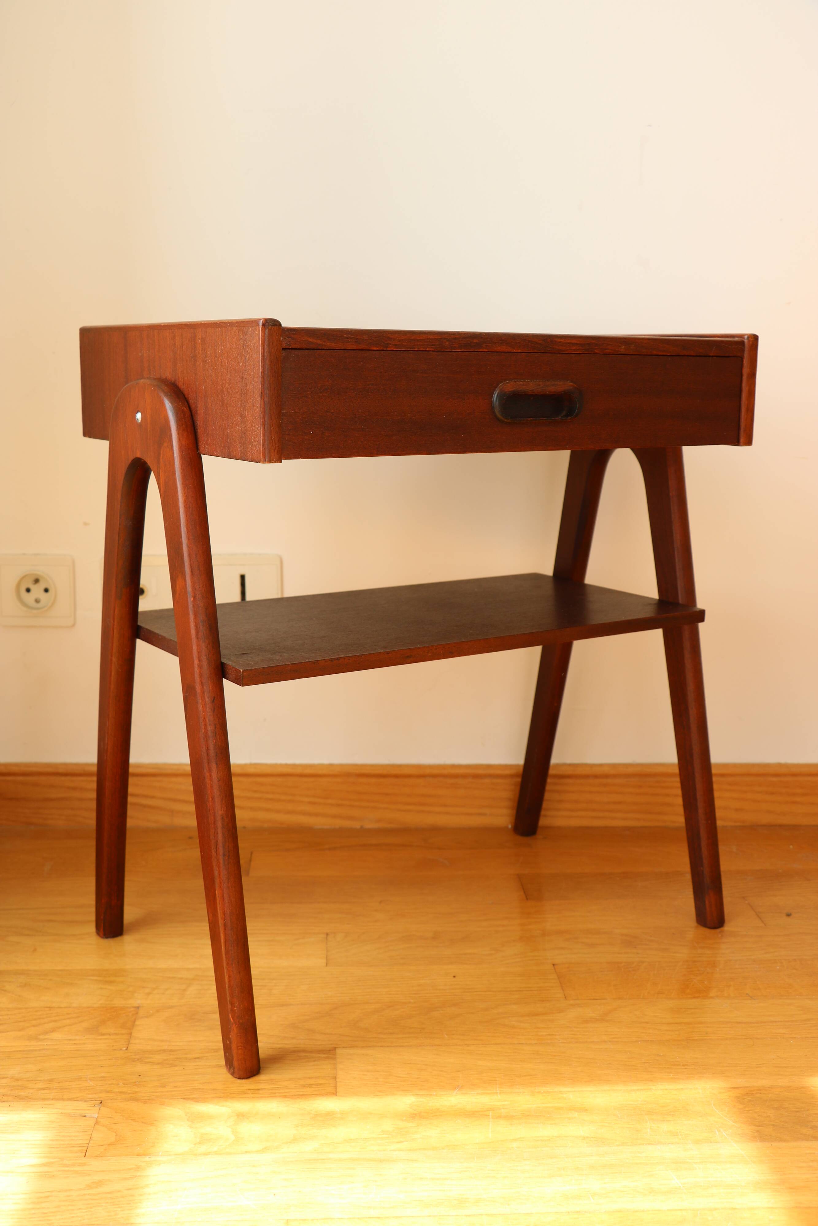 Scandinavian bedside table, Sweden, 1960