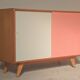 Buffet U452 pink and white by Jiri Jiroutek for Interier Praha