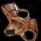 70s wicker armchair