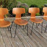 4 hammer chairs 3103 JACOBSEN “Fritz Hansen”