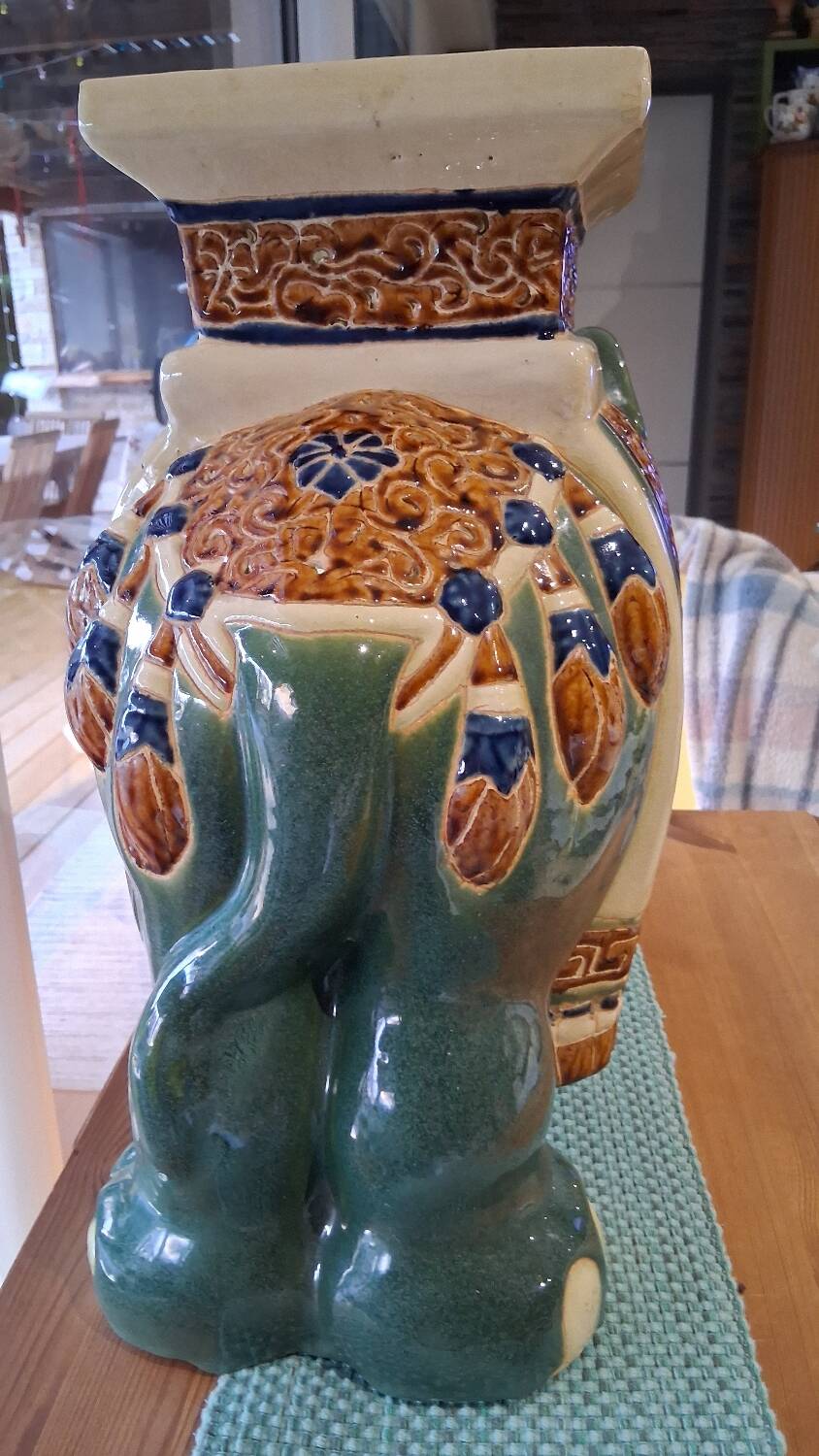 Large ceramic elephant