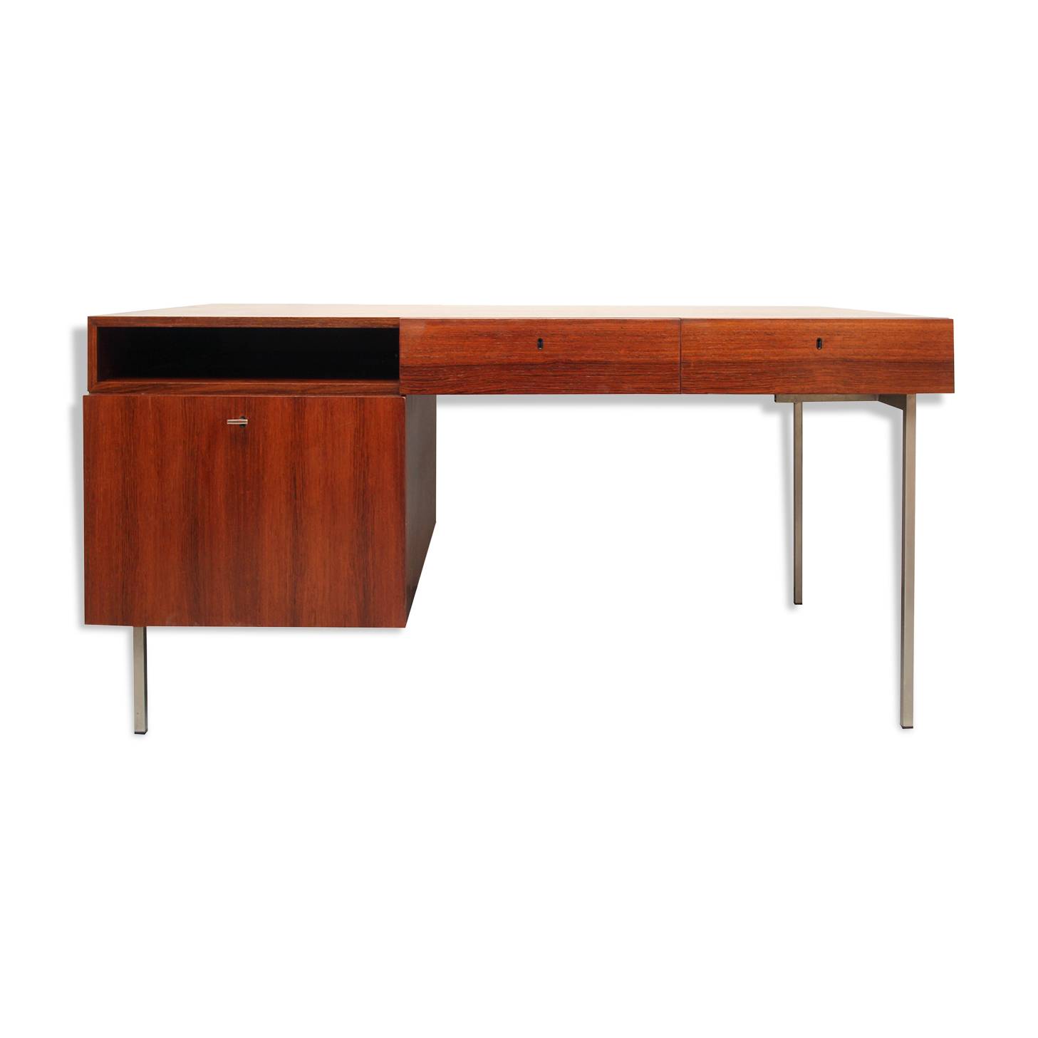 1970s desk in rosewood